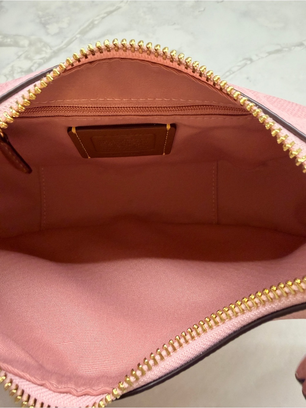 Coach Emily Shoulder Bag in Powder Pink - Picture 3 of 7